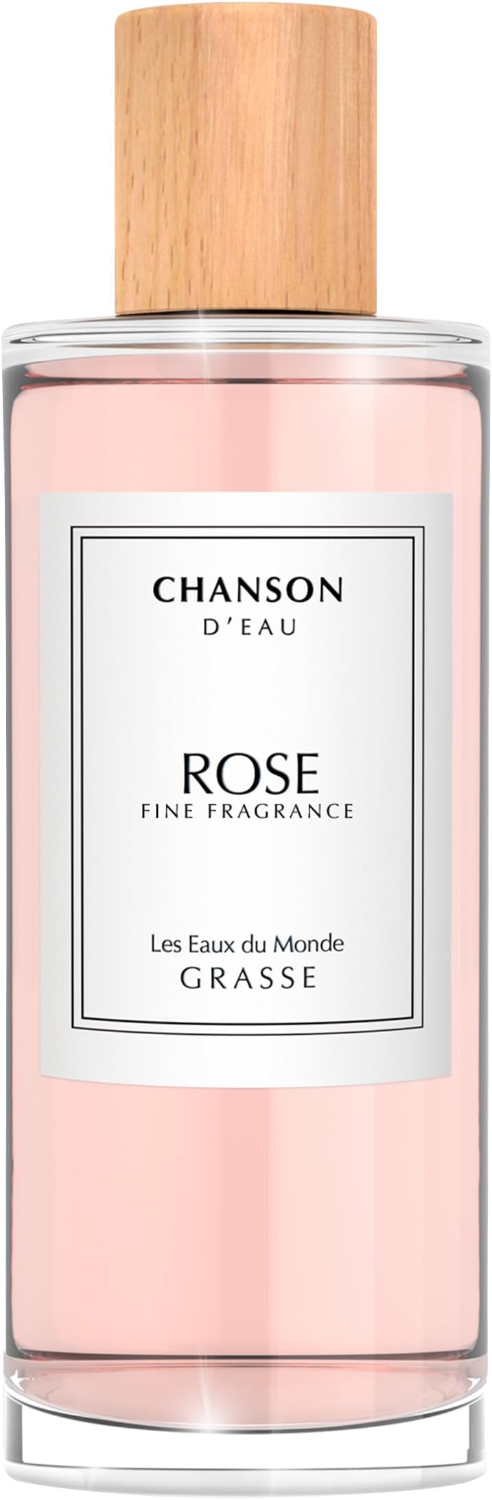 Chanson Rose Eau de Toilette 3.4 fl oz (Pack of 1), Notes of Lychee, Rose, and Oak Moss, Women's Fragrance, Long Lasting, Everyday Fragrance, Travel Size