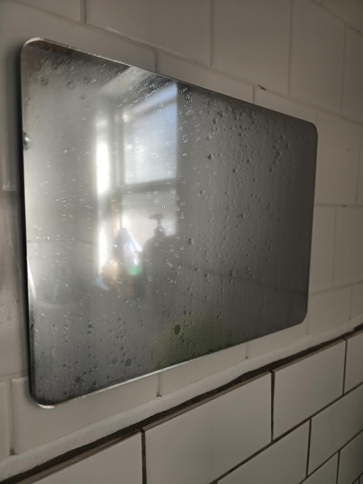 Fog Proof Shower Mirror Fogless for Shaving, Fogless Shave Mirror with