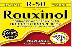 Cordas Para Violão, Rouxinol, Aço, Bronze, 85/15, 010, Com Bolinha