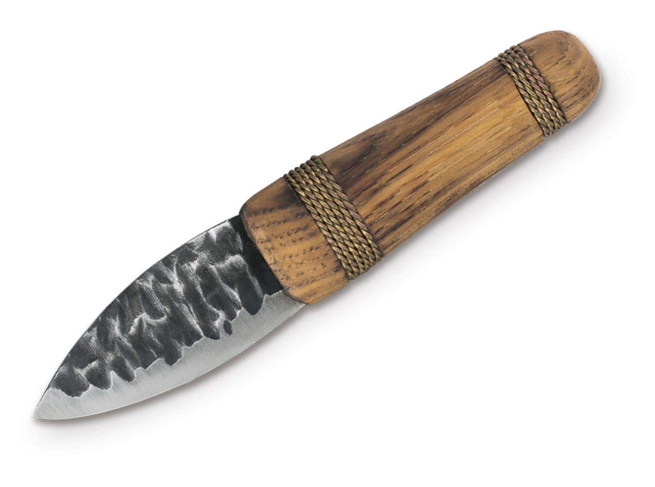 Condor 02CN036 Ötzi Knife Feststehendes Messer aus Kohlenstoffstahl und Holz in der Farbe Braun - 14 cm