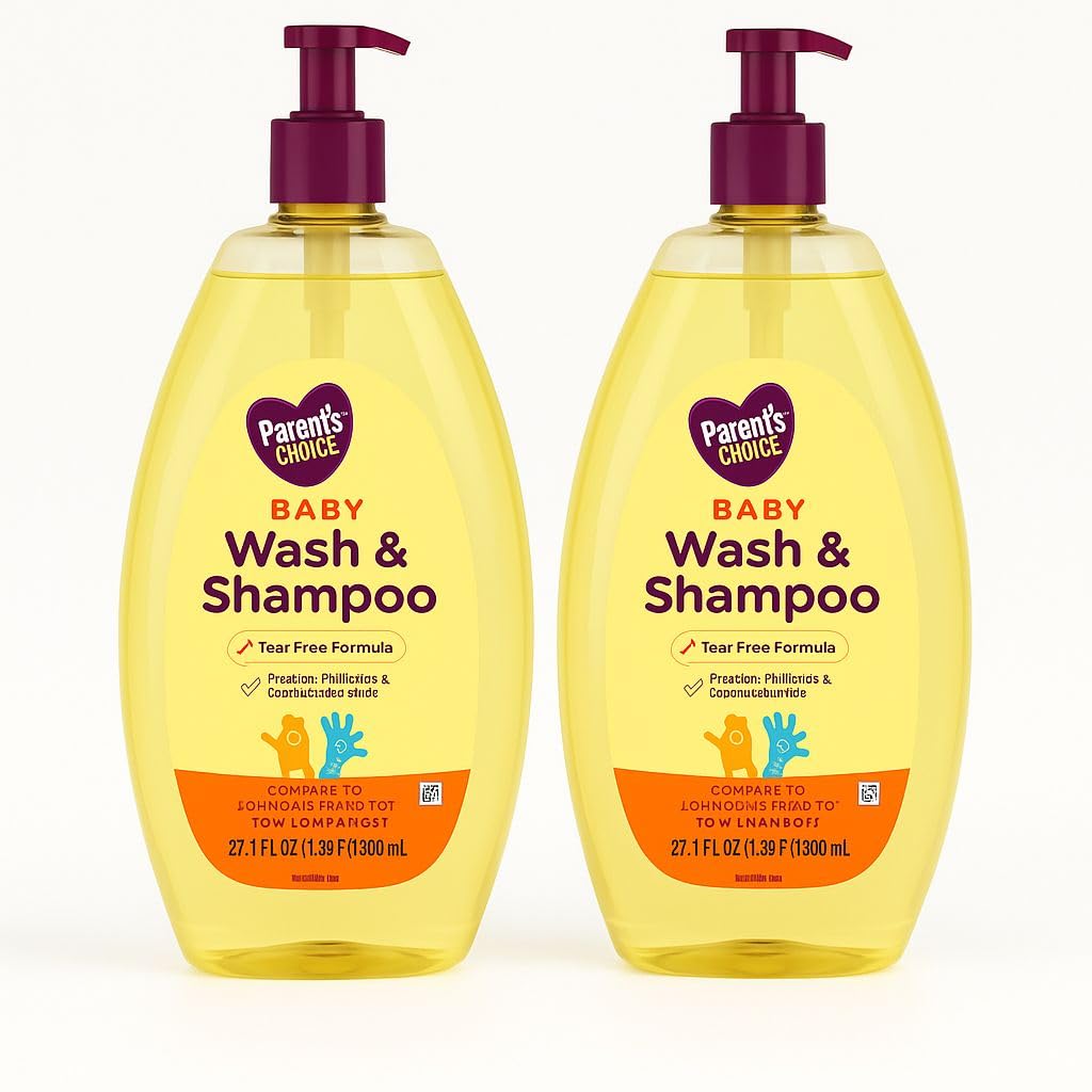 Baby wash & shampoo tear free formula (Pack of 2) 27.1 fl oz (1.69 pt) 800ml