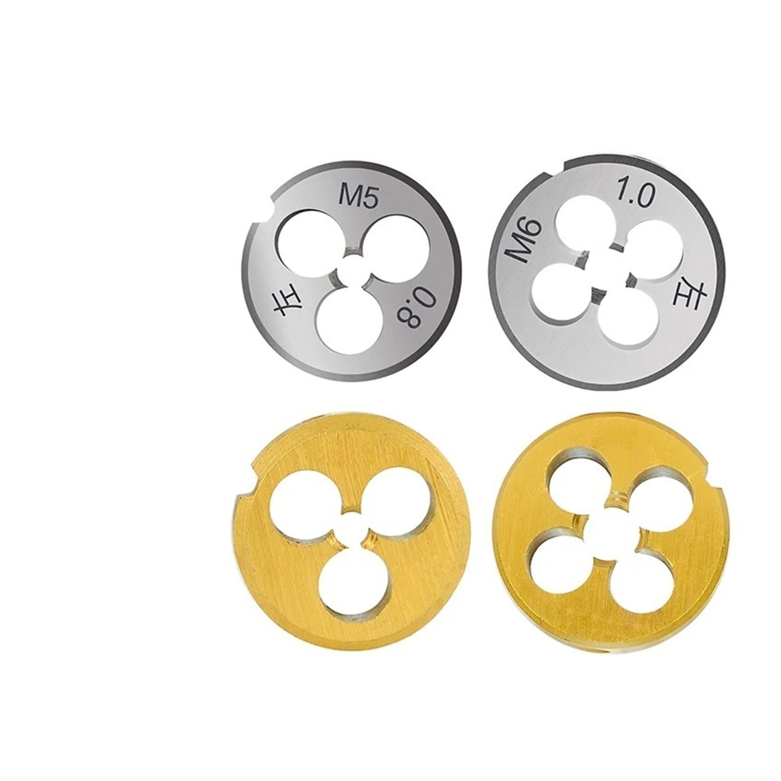 Left Hand Threading Die M3 M6 M8 M10 M12 M14 M16 M18 M20 1pc Metric Thread Cutting Dies Tools for Metalworking Tool(M3x0.5)