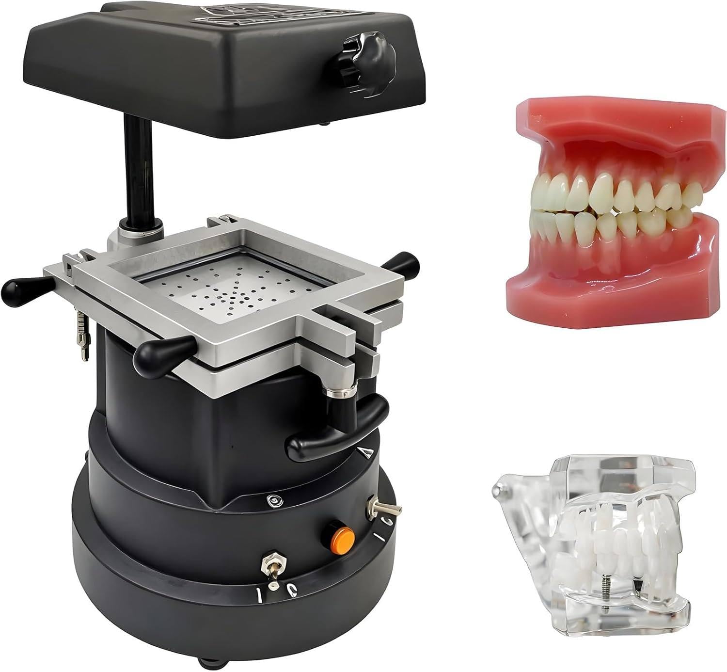 Maszyna do formowania i formowania próżniowego w laboratorium dentystycznym o mocy 1200 W, narzędzia do termoformowania materiałów, artykuły ortodontyczne, do formowania zębów