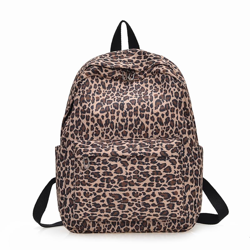 Fashionable Leopard Print Backpack –European & American Style Schoolbag for Women & Students-image-48