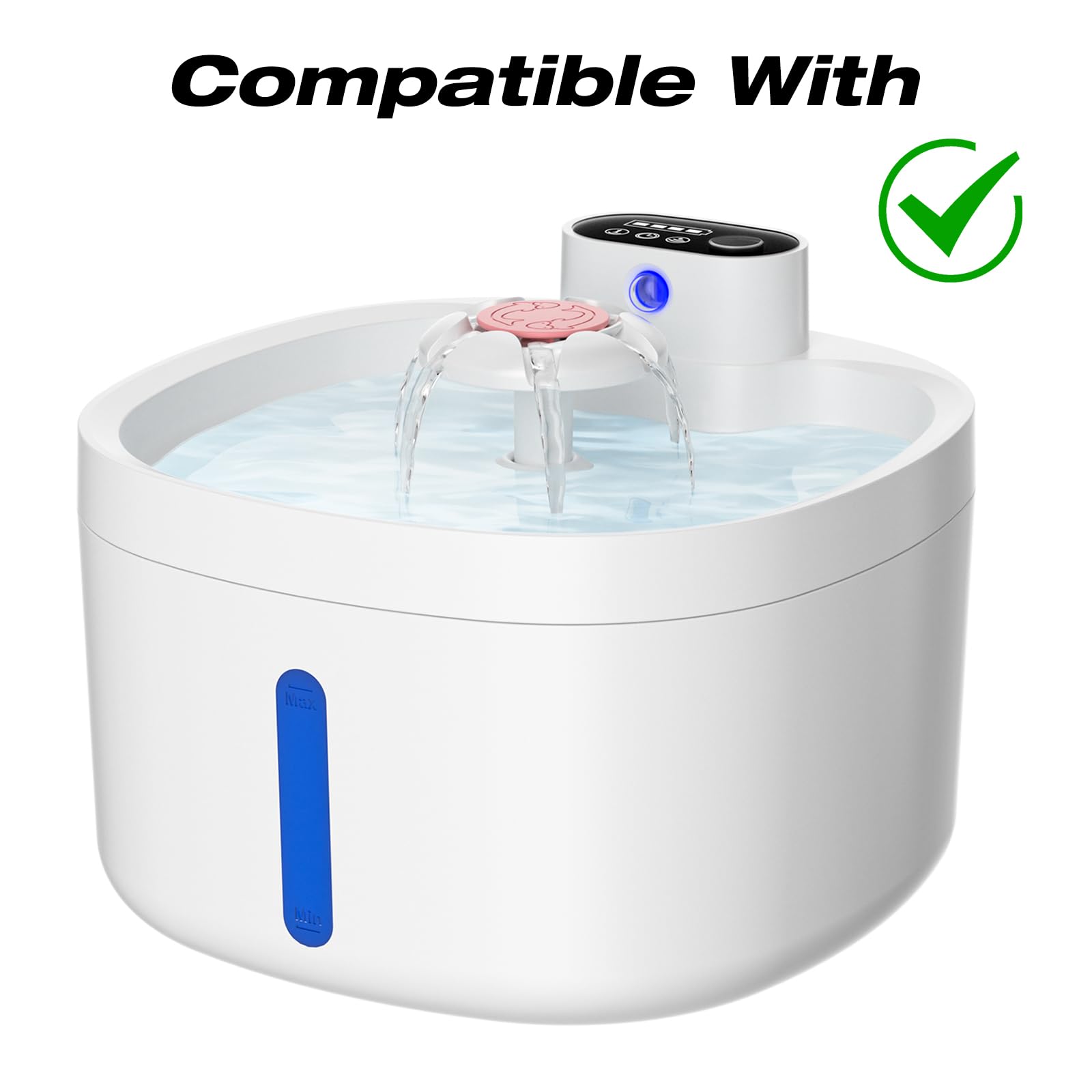 OYEEICE 6Pcs Katzen Trinkbrunnen Filter Set, Haustier Katzenbrunnen Filters Ersatz für OYEEICE Katzen Trinkbrunnen