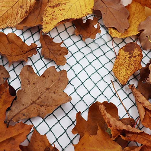 Aquagart® Teichnetz, 4m x 6m, dunkelgrün, engmaschig: Maschenweite 15mm x 15mm, Laubnetz, Teichabdecknetz… – Bild 3