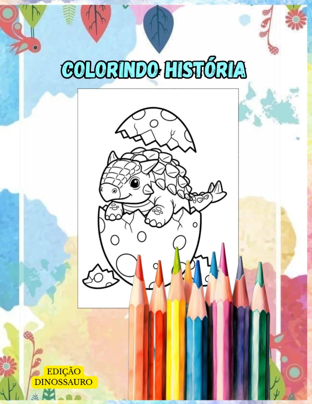 Colorindo Histórias: Dinossauro