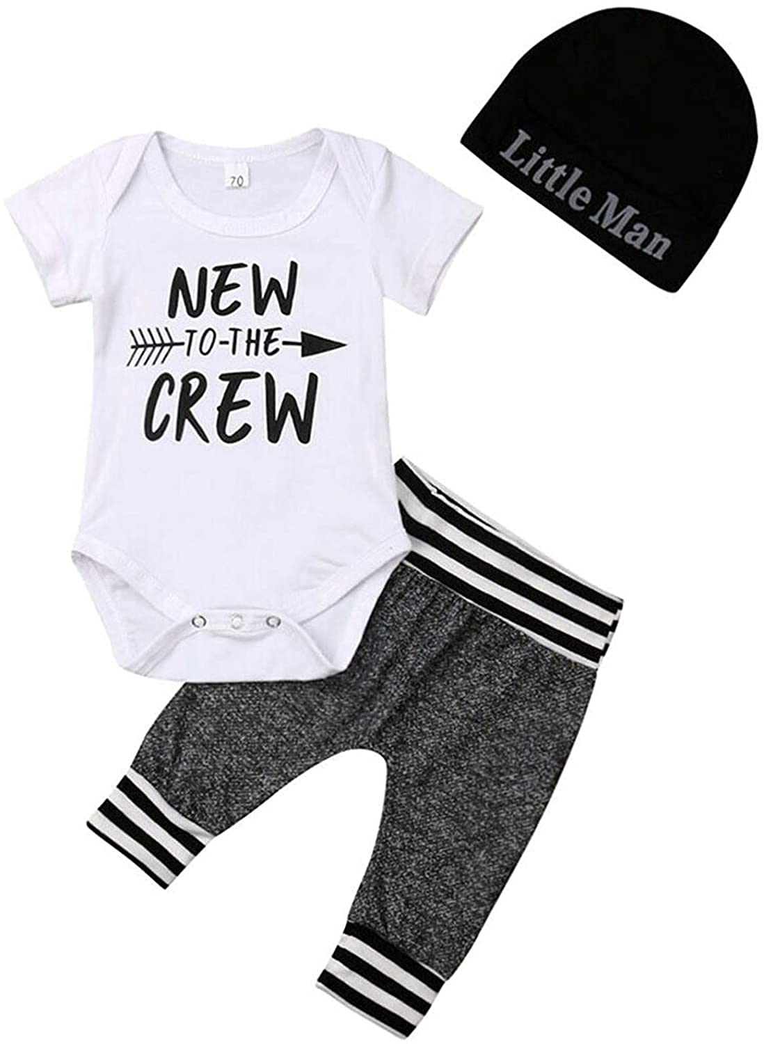 Juflam Baby Mädchen Kleidung Rüschen Strampler + Schleife De