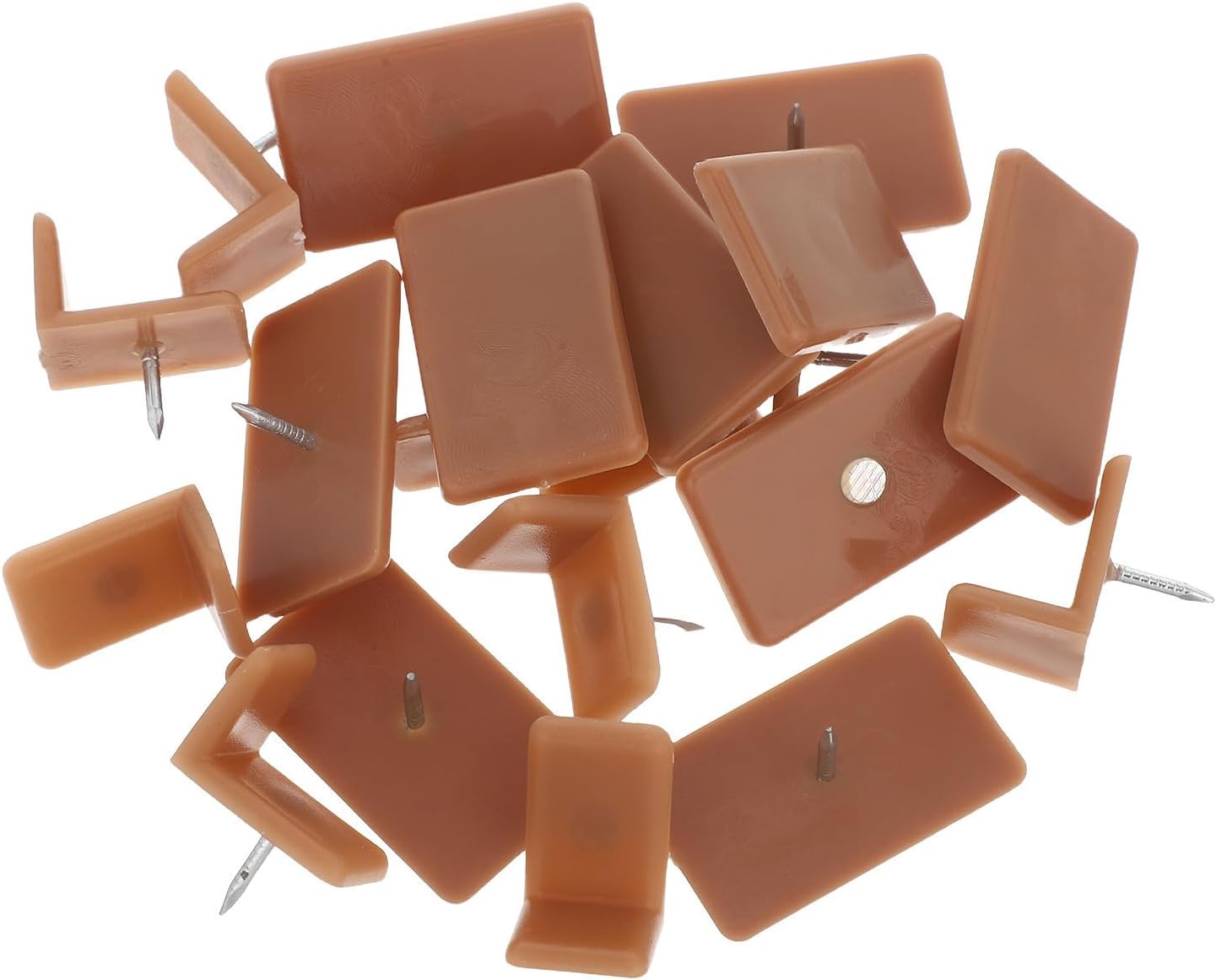 Plastic Tack-in Drawer Slides with Rectangle and L-Shaped Stops for Furniture Drawer Stability and Smooth Sliding, for Home and Furniture Enhancement