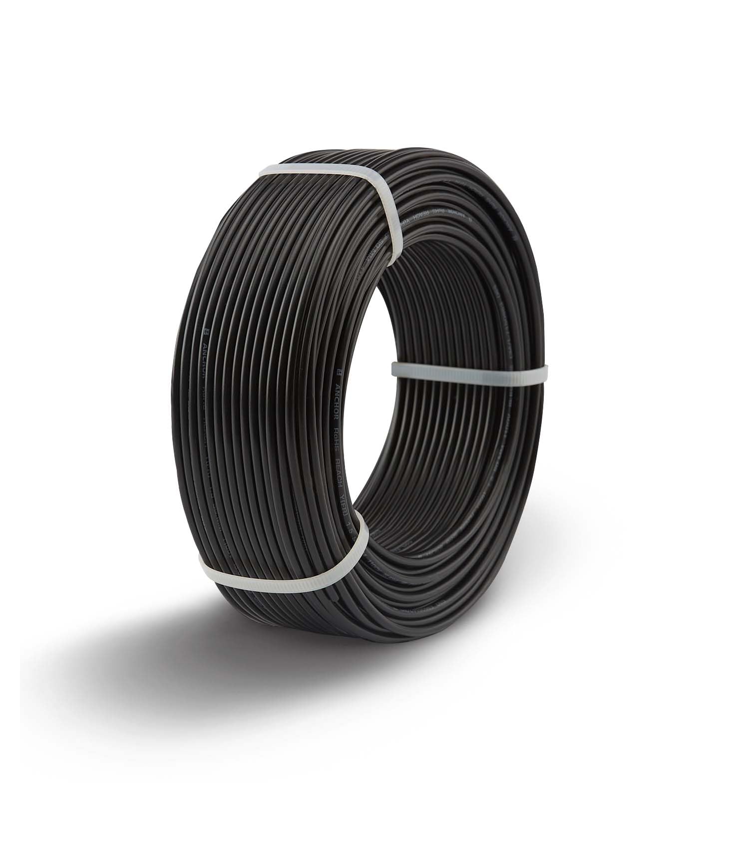 Anchor by Panasonic Advance Fire Retardant 2.50 sq mm Electrical Wire | High Voltage 180 Meter Power Wire | 1100V Electrical Wire (Black, P-27415BK)-image-2