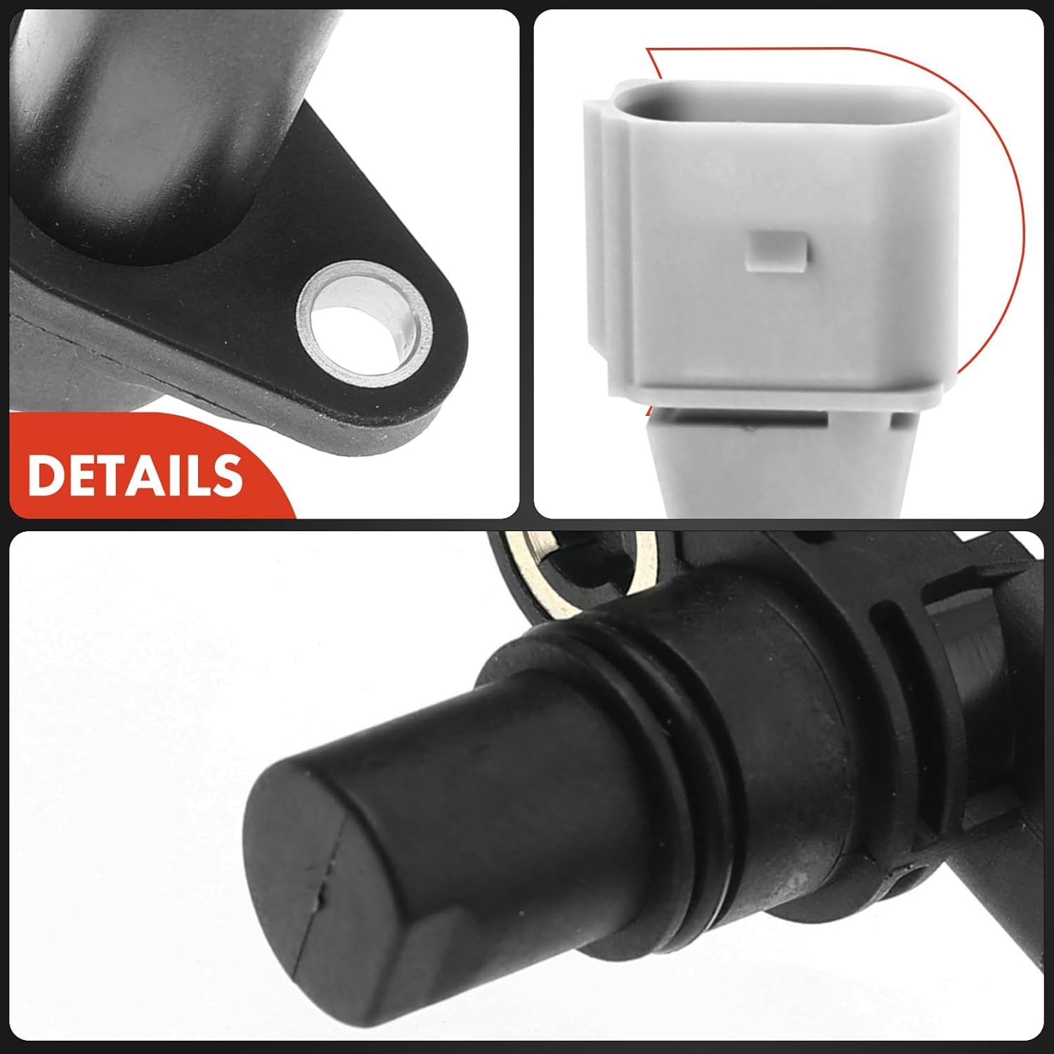 A-Premium 5-PC Engine Camshaft Crankshaft Position Sensor Compatible with Audi Q7 2008-2010 & Volkswagen Touareg 2007-2008, 4.2L, Replace# 07L905163A, 95860610601