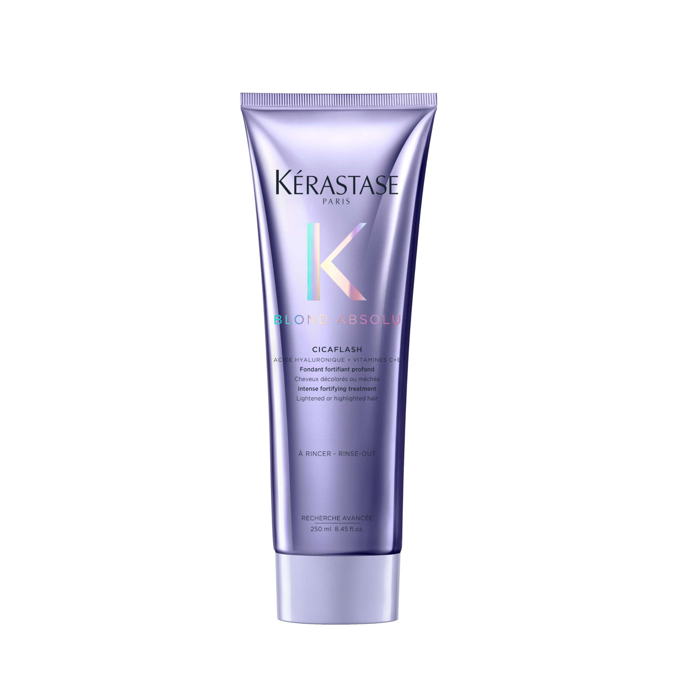 Kérastase Blond Absolu, Acondicionador Anti Rotura Para Pelo Dañado y Decolorado, Con Ácido Hialurónico, Cicaflash, 250 ml