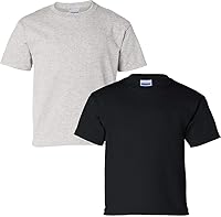 Vista 14 de Gildan Camiseta de algodón ultra juvenil, estilo G2000B, paquete múltiple