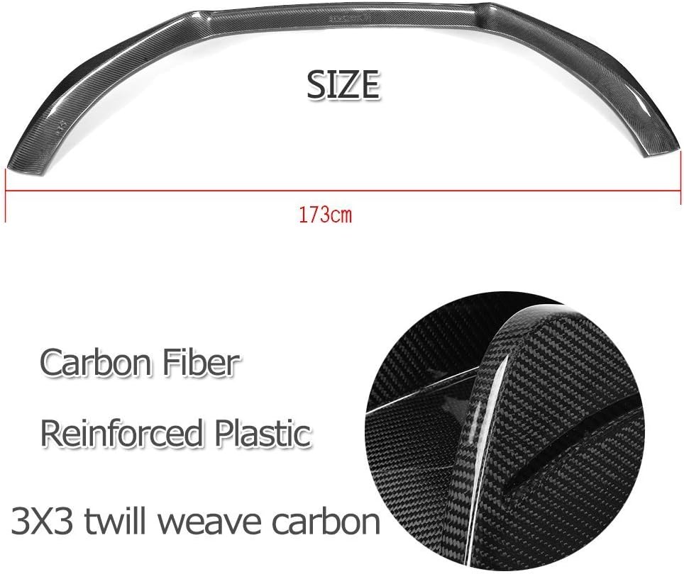 fits for Audi A4 B8 Base Bumper 2009-2012 Front Chin Spoiler(Non for Sline & S4)(Carbon Fiber)