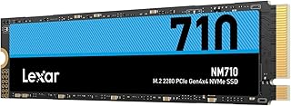 Lexar 内蔵SSD 2TB NM710 M.2 2280 PCIe Gen4×4 NVMe 最大読み出し4850MB/s 書き込み4500MB/s 5年保証 国内サポート可 LNM710X002T-RNNNG [並行輸入品]