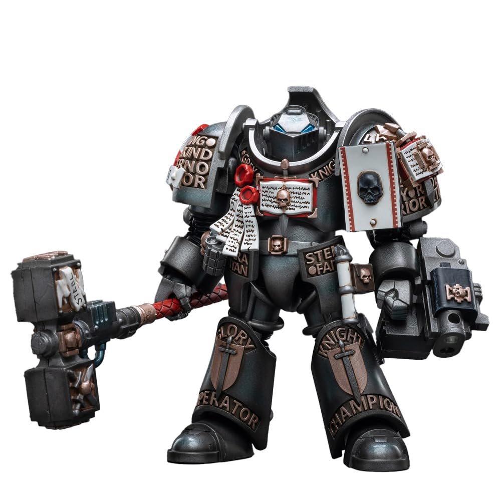 JOYTOY Warhammer 40k Grey Knights Terminator Caddon Vibova 1/18 Action Figure Collect And Display Model