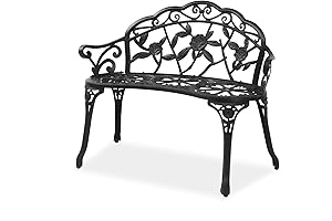 VINGLI 38.5" Outdoor Porch Bench