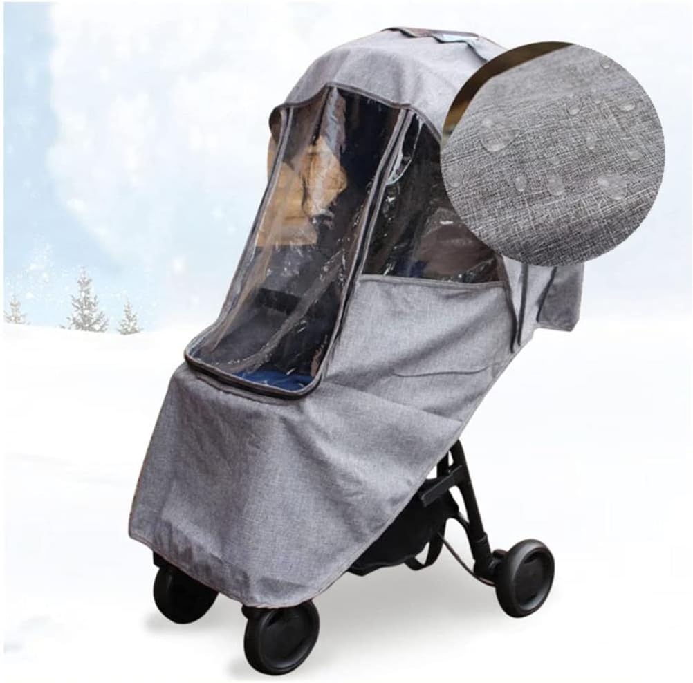 Protect from Wind Rain Snow Dust with Storage Bag - Universal Weather Shield for Stroller, Warm Waterproof Baby Stroller Rain Cover Stroller Accessories