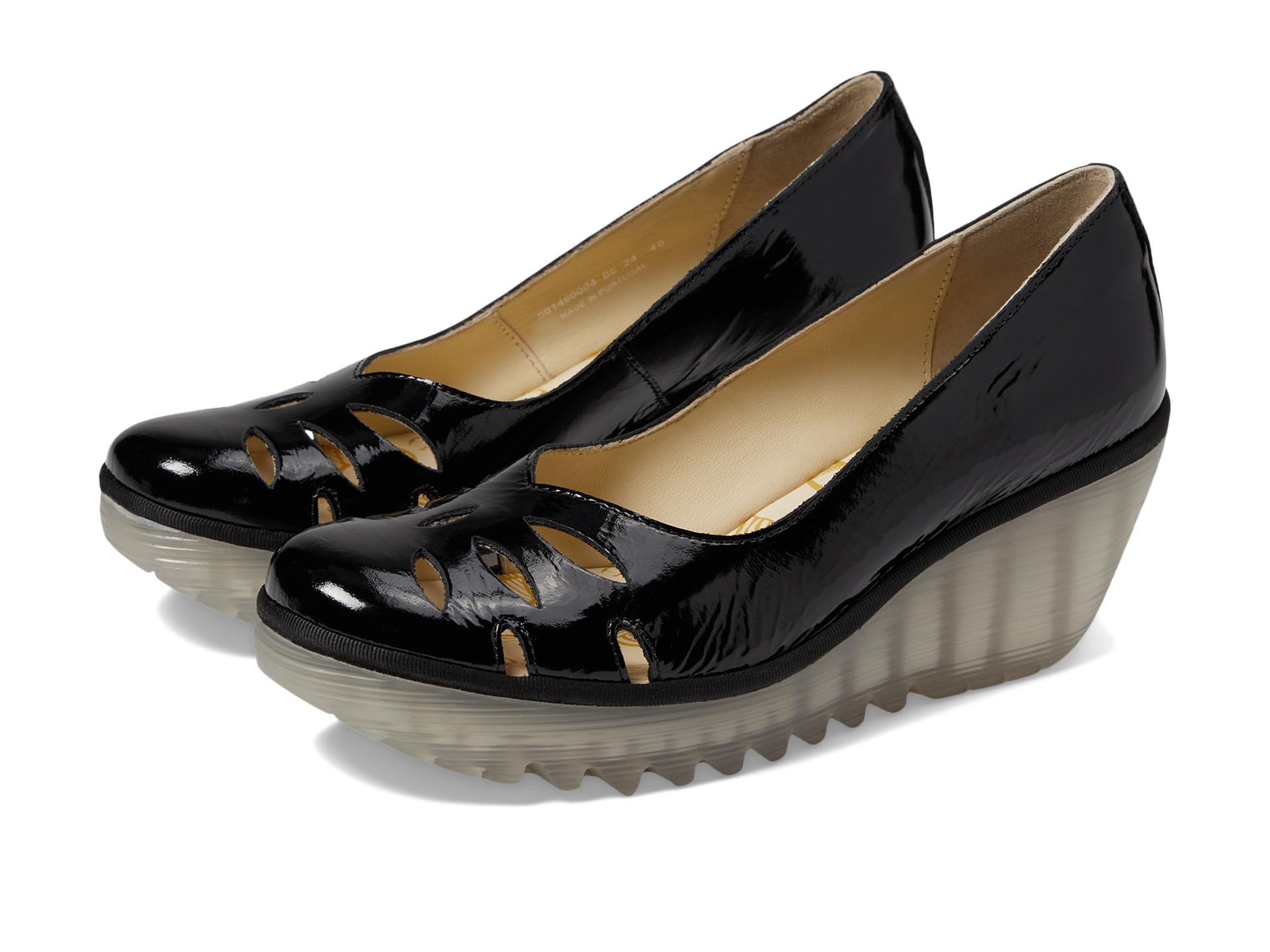 Fly London Women's YUBI480FLY Wedges, Black, 5 UK