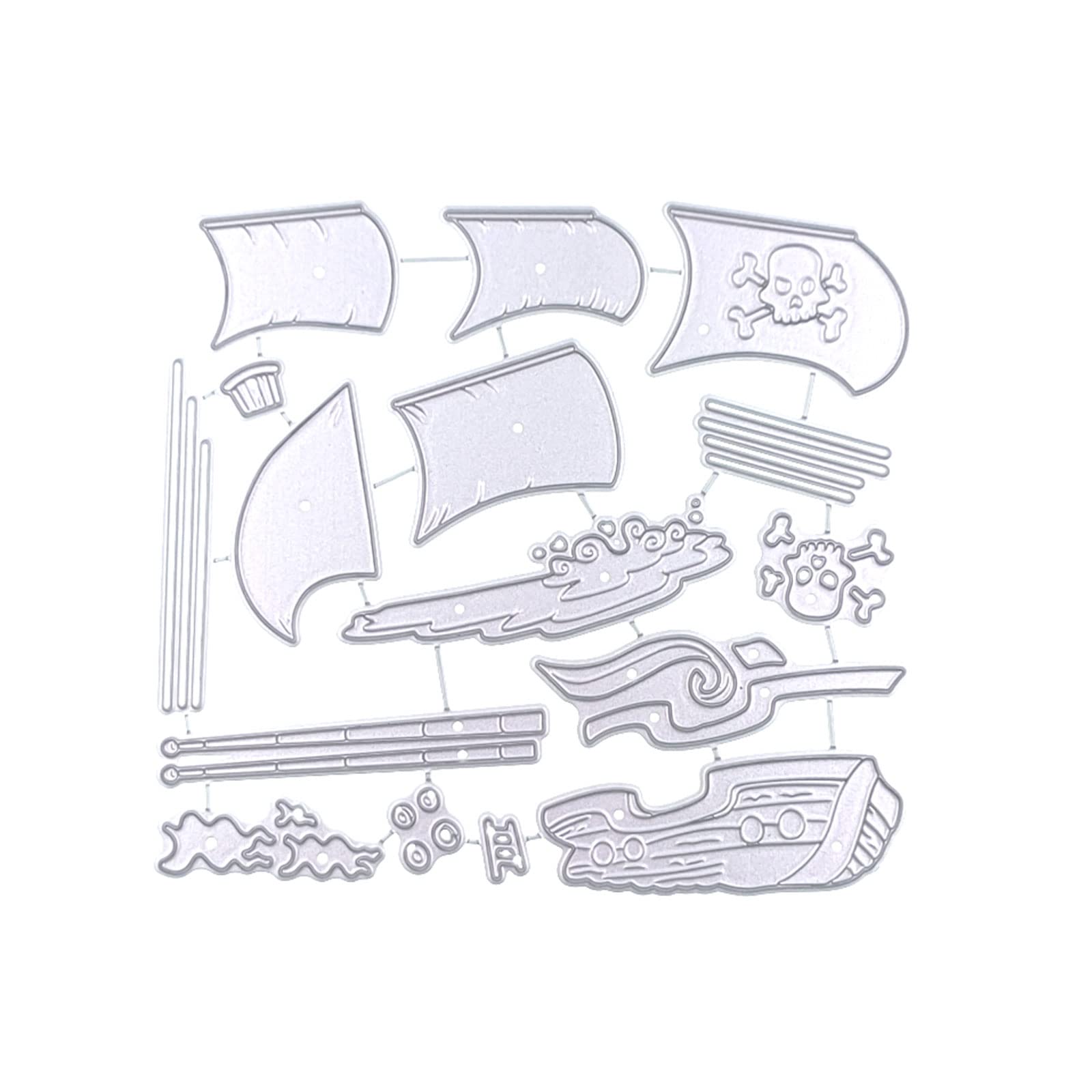 Stanzschablone 'Eckblätter Spitze' Aus Metall – 80x80 Mm, Für Scrapbooking & Kartenbasteln