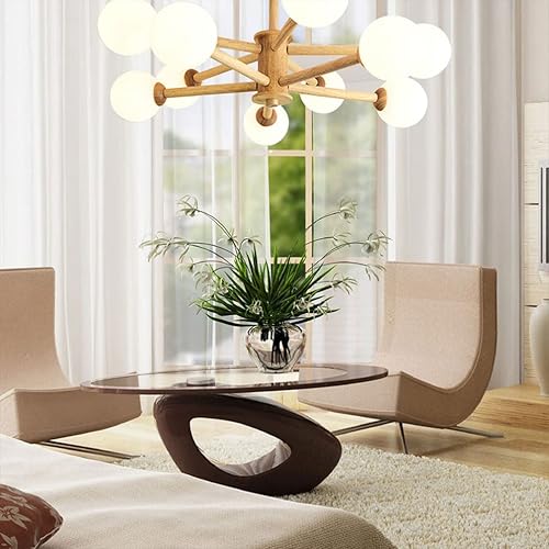 Miniatura 8 de Lámpara de globo de vidrio blanco de repuesto para lámpara de pared colgante, G9, 3.9 in