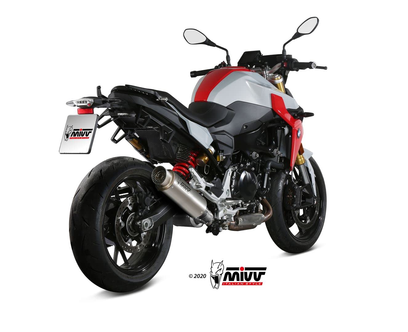 MIVV GP-Pro Carbon Auspuff Für BMW F 900 R 2020 – Straßenzugelassen, 2 Jahre Garantie