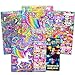 Lisa Frank Adult Coloring Book Set -- 4 Premium Lisa Frank Coloring and Activity Books for Adults
