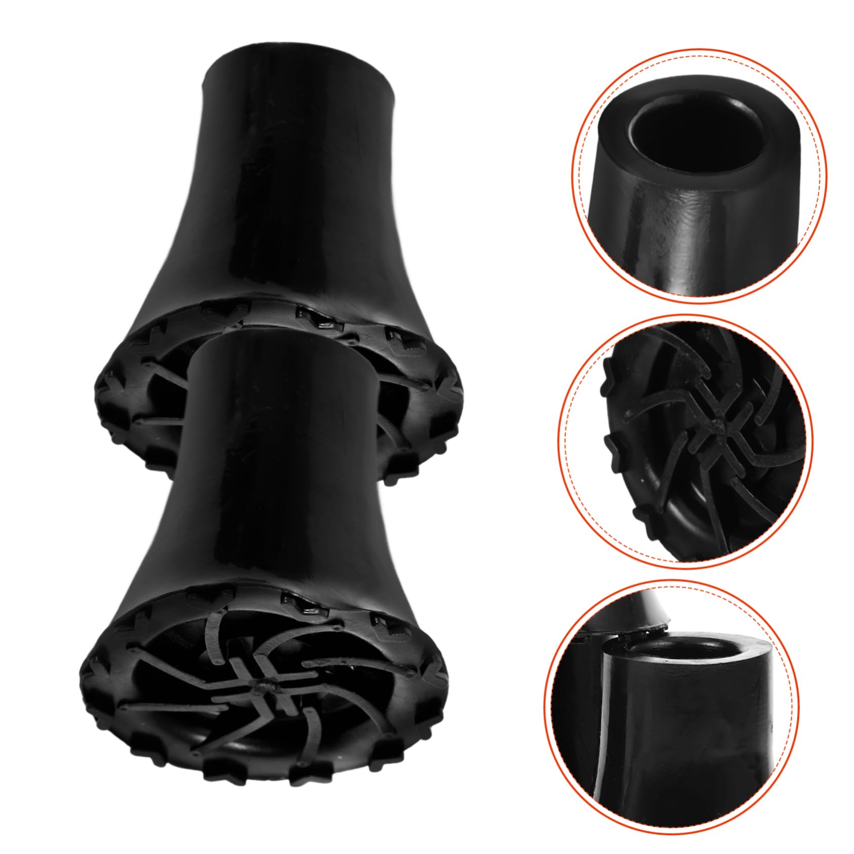 5 Series 5 Juegos De Fundas Antideslizantes Para Pies Almohadillas De Goma De Repuesto Puntas Para Bastones Muletas Bastones Para Caminar Puntas Para Bastones 4 piezas x 5