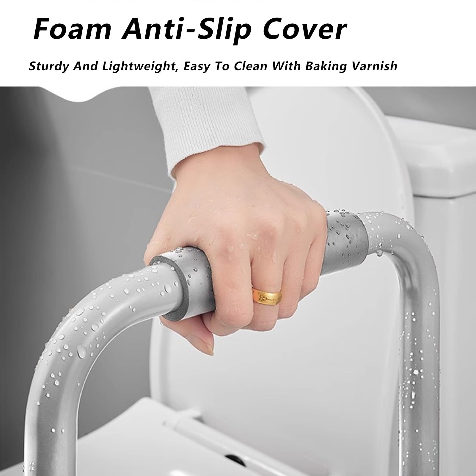 Barra De Apoyo De Seguridad for Baño, Barra De Apoyo for Baño, Barra De Apoyo for Cabecera Con Patas De Apoyo, Adecuada for Otras Personas De Confianza