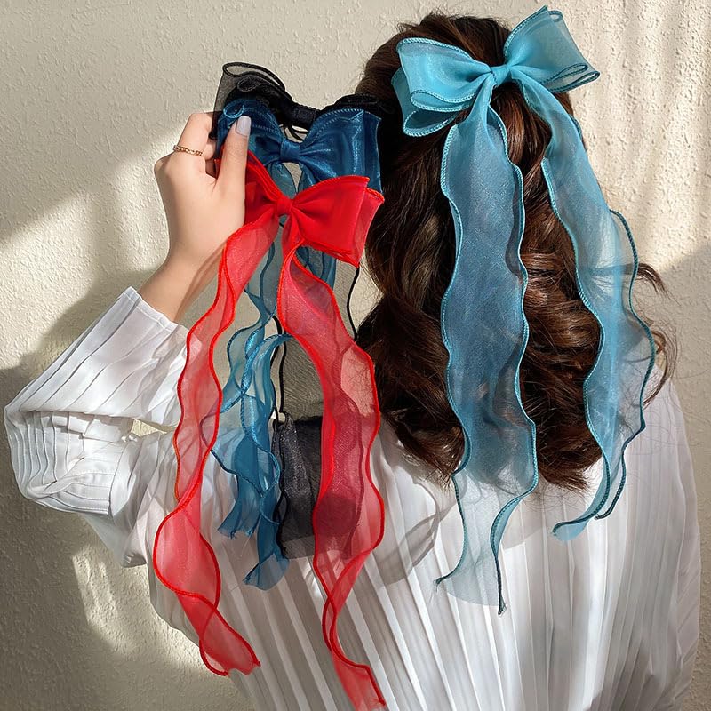 Samyak Pearl Hair Claw Clips Flower Shape Design Combo of 4 Ribbon Bows For Kids Girls Women hair clips (B0CJYCMW2T) Amazon Price History, Amazon Price Tracker