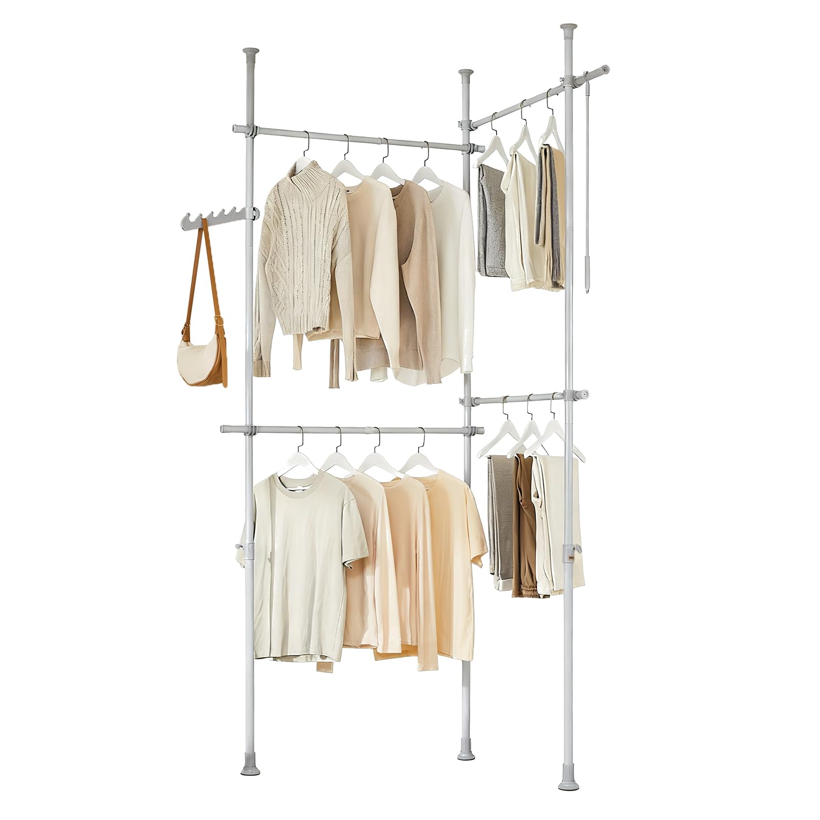 Kledingrek | Opbergsysteem | Staal | Plastic - Simpletrade
