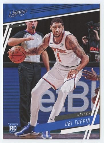 OBI TOPPIN RC 2020-21 Panini Chronicles Prestige #75 ROOKIE NM+-MT+ NBA Basketball Card Knicks
