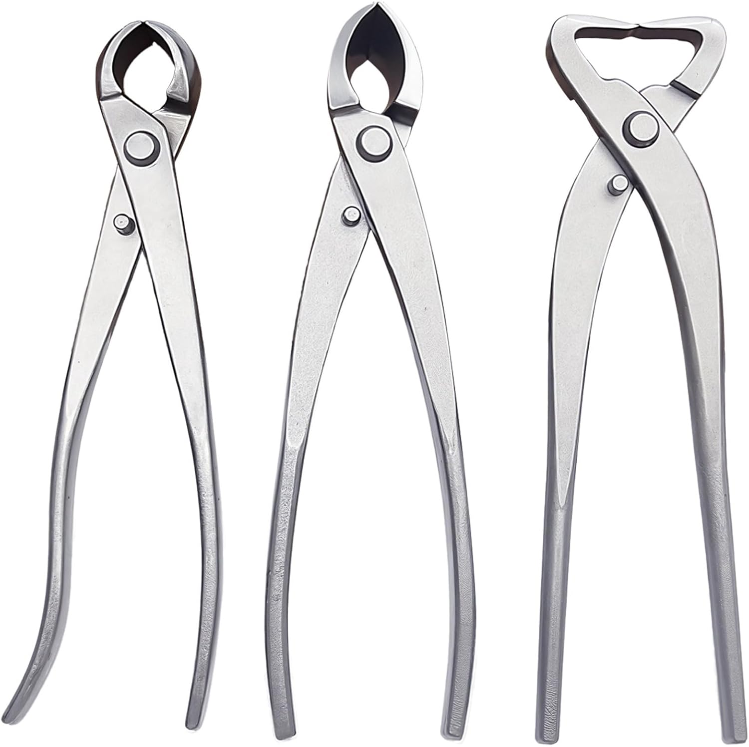 Carbon Steel Bonsai Tools Kit: 3 Pruning Cutters Set