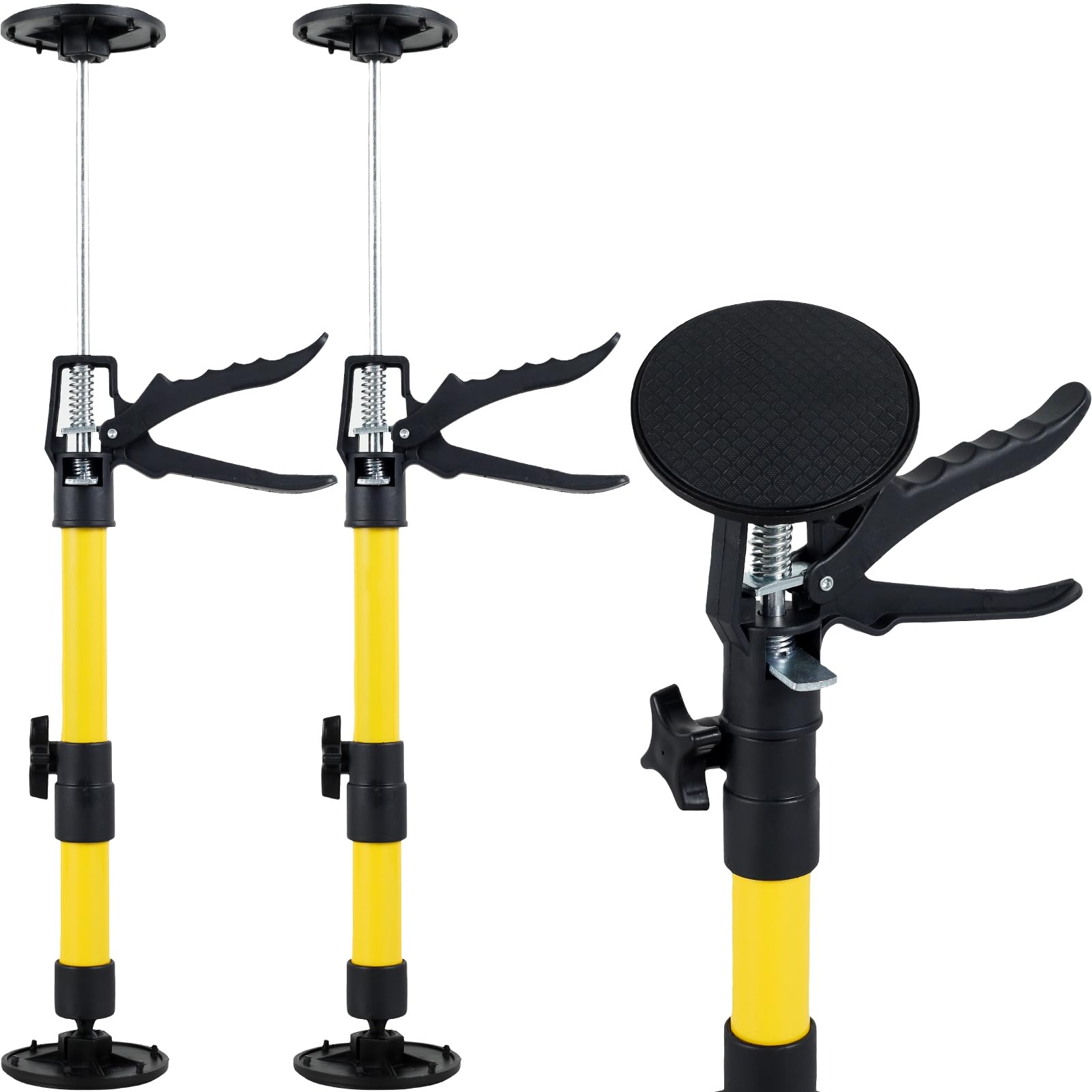 2 Supporti Da Soffitto A Una Mano - Telescopici E Girevoli Fino A 40 Kg Per Cartongesso E Lavori Fai Da Te - Foto 10