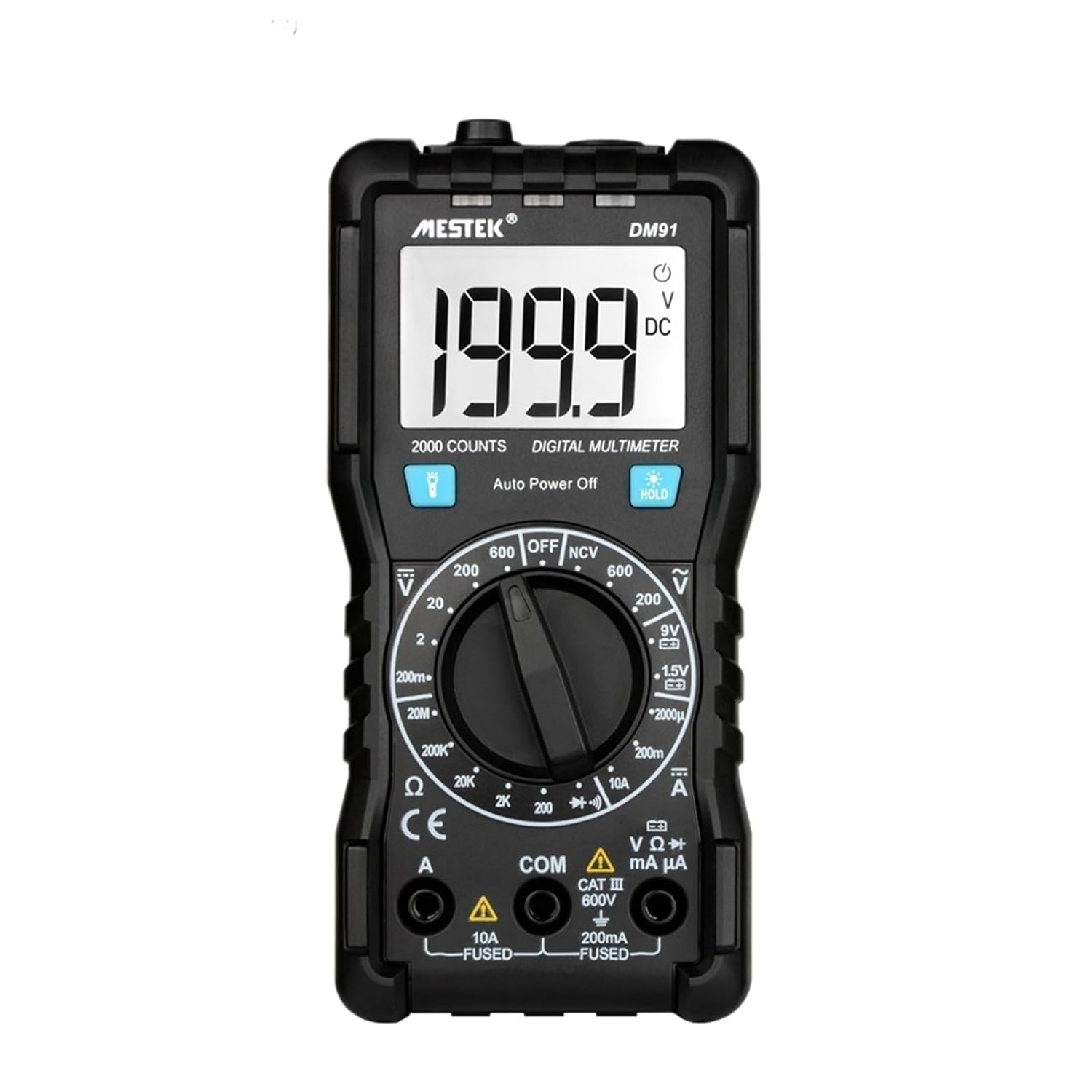 DM91 Digital Multimeter Auto Range Multimeter Mini Pocket Multi Meter Backlight ETL DC/VC Voltage Tester Multitesters