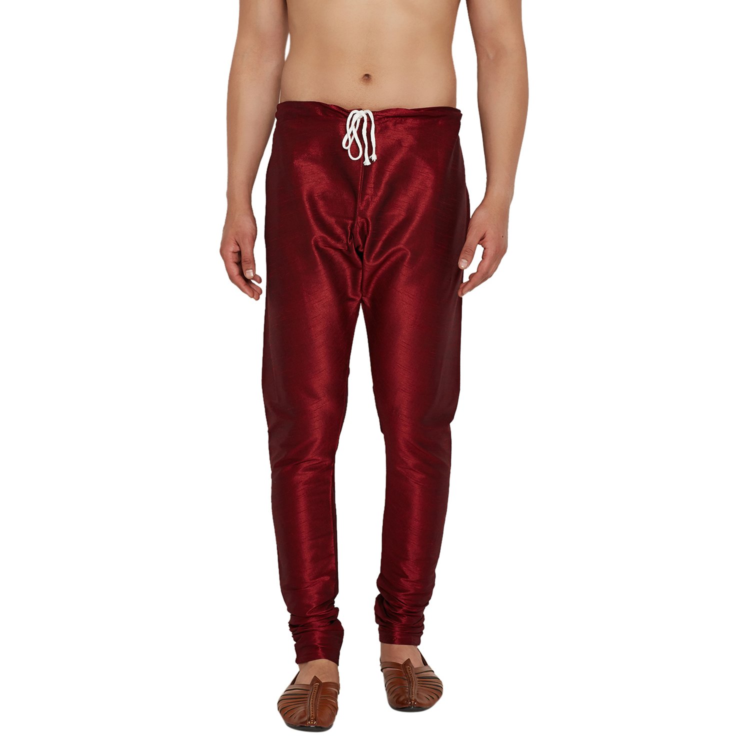 sojanya (Since 1958, Maroon Churidaar Pyjama, Dupion Silk-picture-40