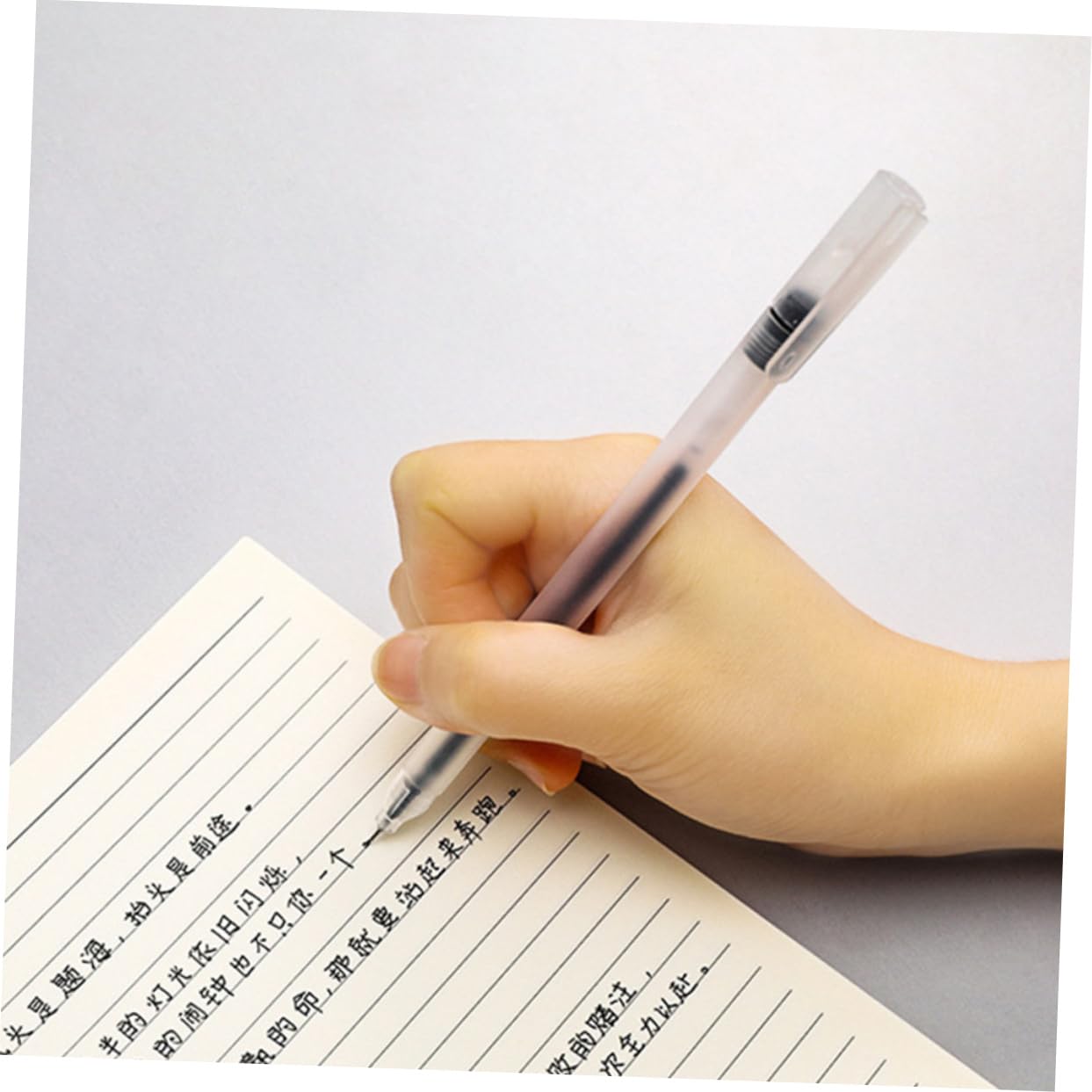 SHINEOFI 50pezzi Penne Gel per Scrivere senza Intoppi Adatte per Uso Scuola Ufficio e Casa Sostituibili e Portatili Alta Scorrevolezza e Materiali di Qualità Superiore