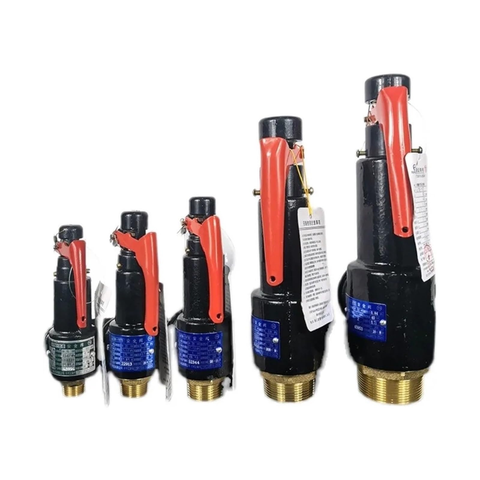 Xncdbvypa 0.3 Mpa 1Pcs Spring Type Pressure Relief Valve Iron Body Release For Air Compressor Screw Machine Boiler A27w-10T(Dn15)