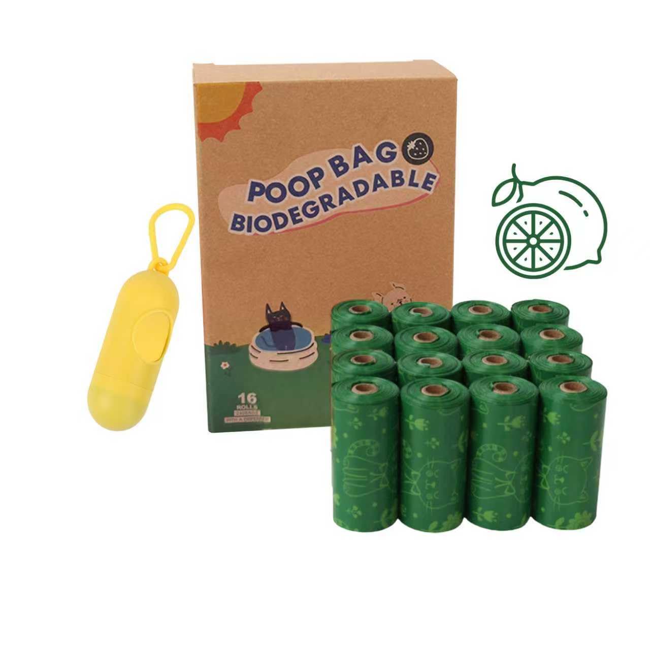 Dog Poop Bags (Lemon Scent) Buy Dog Poop Bags (Lemon Scent)