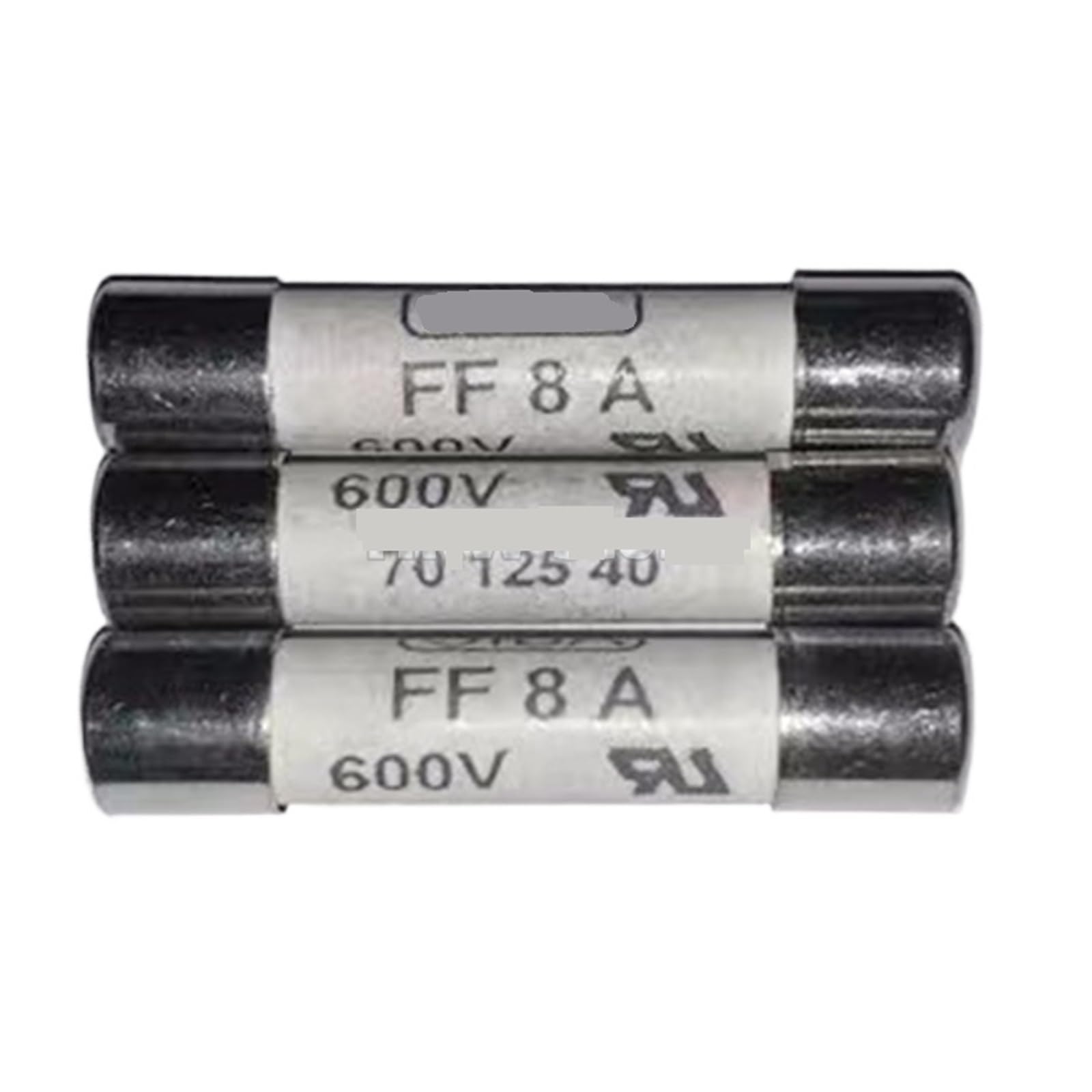 Bezpiecznik ceramiczny szybki, 10 szt./partia F-F8A 600V 7012540 6,3 * 32mm bezpieczniki rurowe szybkie FF2,5A,15A 4A,3A 8A FF10A FF16A 20A 25A ceramiczne topikowe (FF8A)(FF20A)