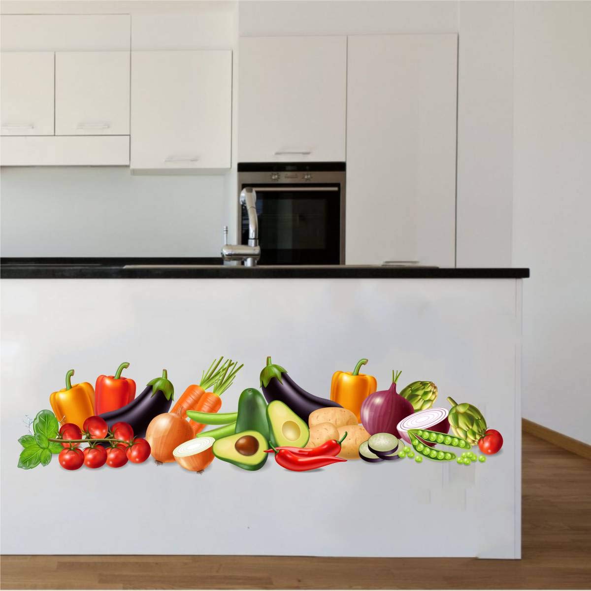 Decal O Decal PVC Vinyl Vegetables for Kitchen and Dinning Wall Stickers (Multicolour) (B083RB6VRY) Amazon Price History, Amazon Price Tracker