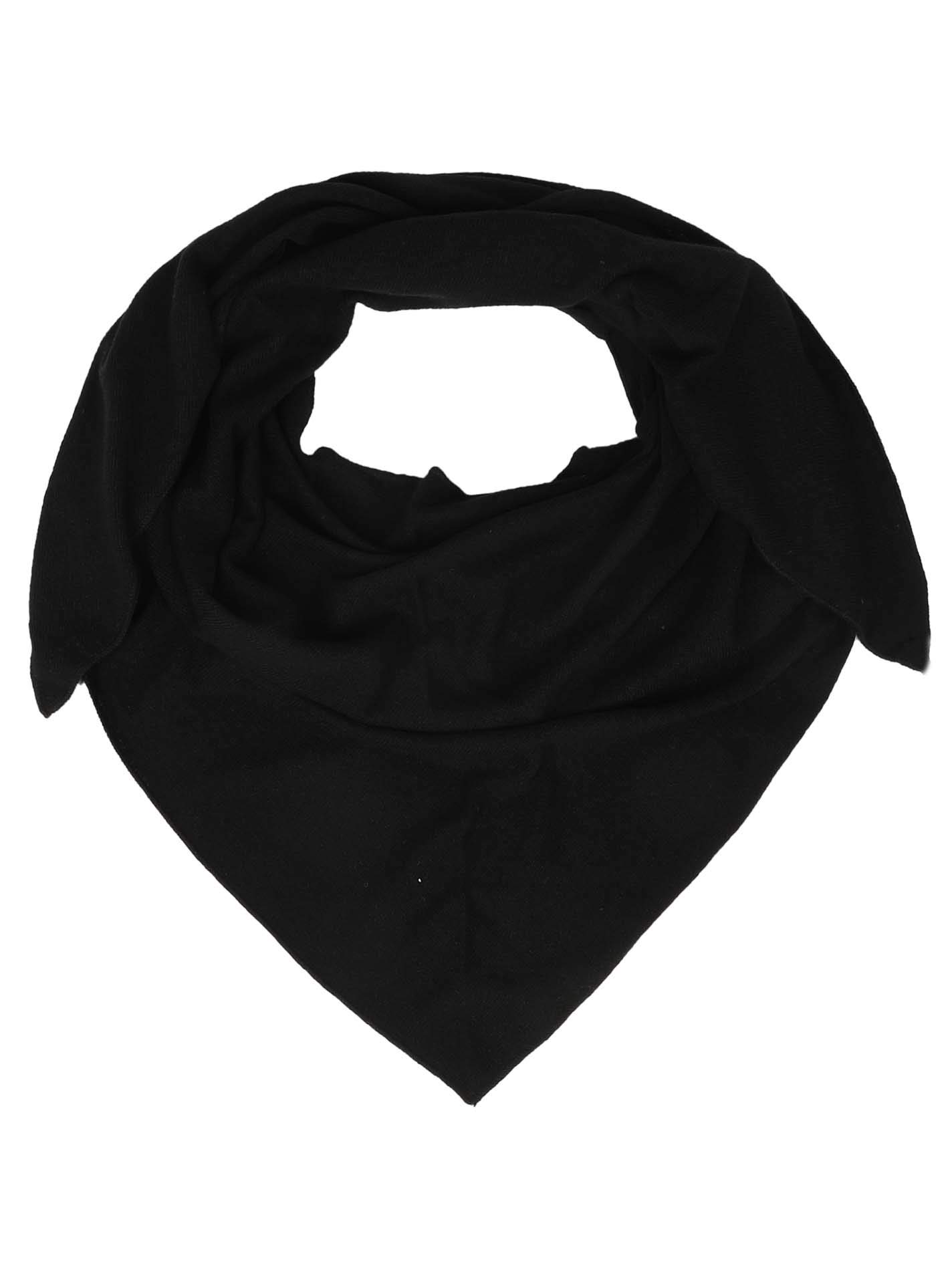 Zwillingsherz Dreieckstuch mit Kaschmir - Hochwertiger Schal im Uni Design für Damen Jungen und Mädchen - XXL Hals-Tuch und Damenschal - Strick-Waren für Sommer und Winter - 150cm x 120cm