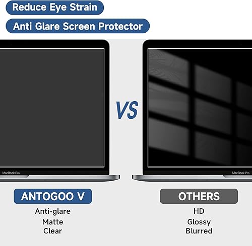 Miniatura 2 de Paquete de 2 protectores de pantalla compatibles con MacBook Pro de 15 pulgadas, protección ocular, película antirreflejos, antiarañazos, mate, para
