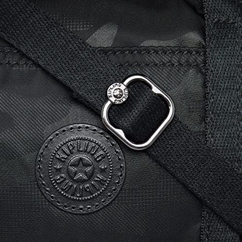 KIPLING(キプリング) Bolsa casual, estampa camuflada preta, Emb camuflado preto