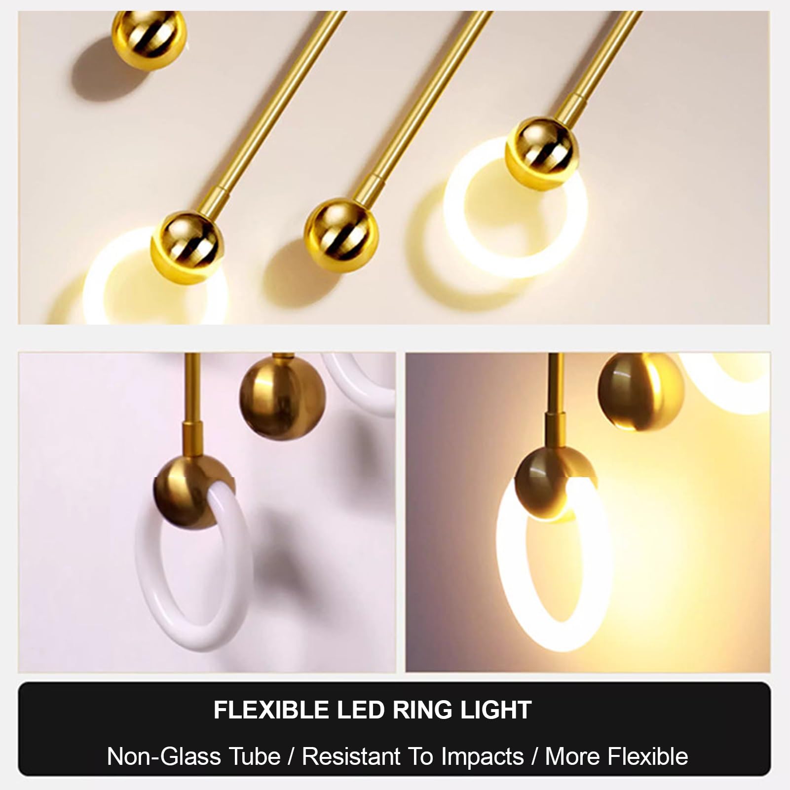 Zegar ścienny 3D, duża rzeźba ścienna 3D z oświetleniem LED, zasilacz w zestawie, dekoracja ścienna do salonu, sypialni, biura, korytarza, przedpokoju (pomarańczowy, 40 cm)