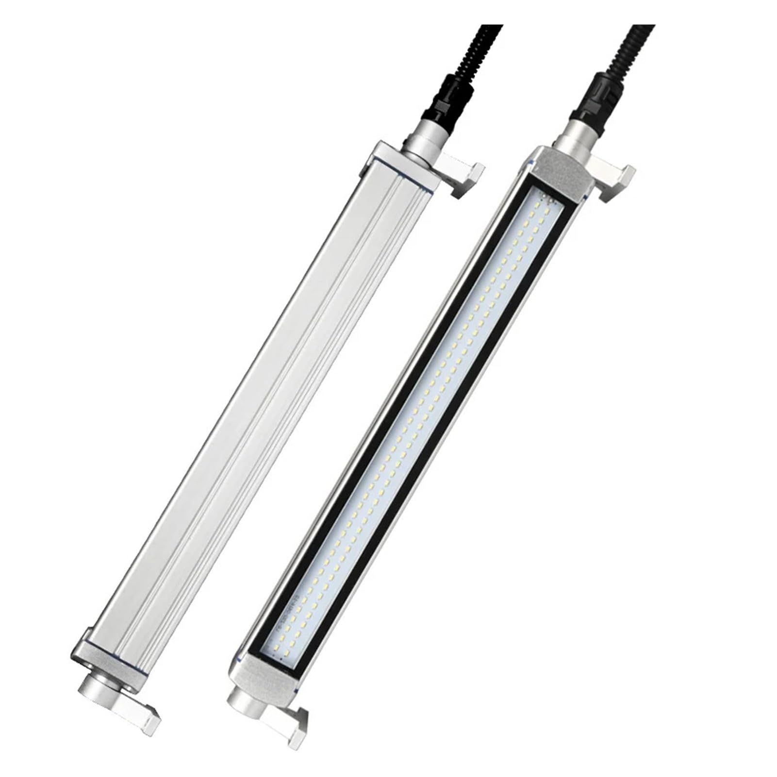 Tokarka światło robocze 24 V/220 V LED frezarka CNC narzędzie oświetleniowe IP67, warsztat, długa lampa tokarska (24 V-36 V, 20 W, długość 680 mm)