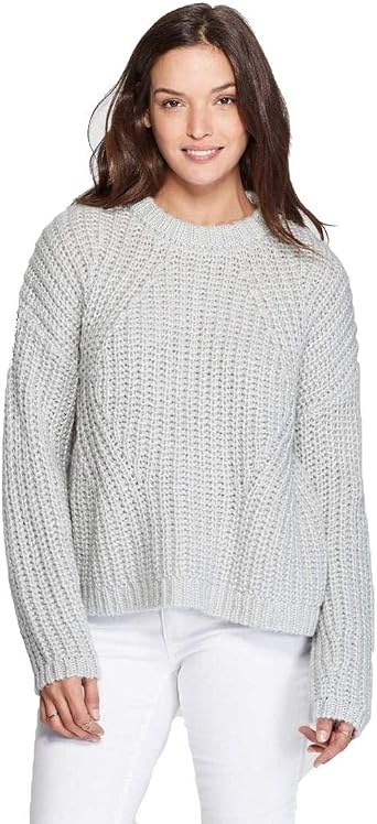 Crewneck Chunky Pullover Sweater 