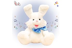 Peek-a-Boo Bunny Stuffed Musical Easter Bunny with Floppy Ears