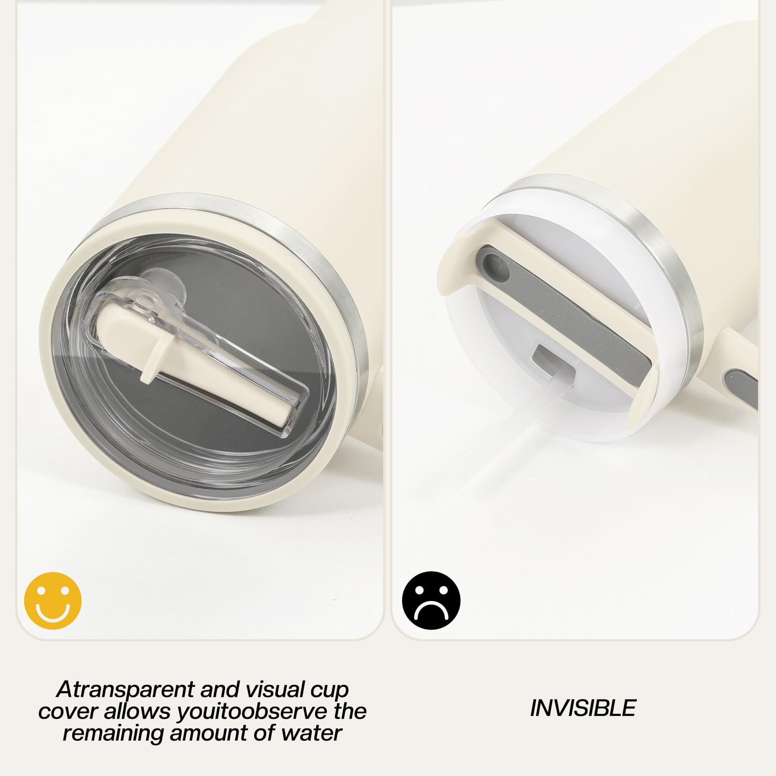 Tappo a prova di fuoriusca in Silicone riutilizzabile accessori per tazze in vetro antipolvere coperchio in paglia di Silicone sigillante a prova di schizzi per Stanley  15