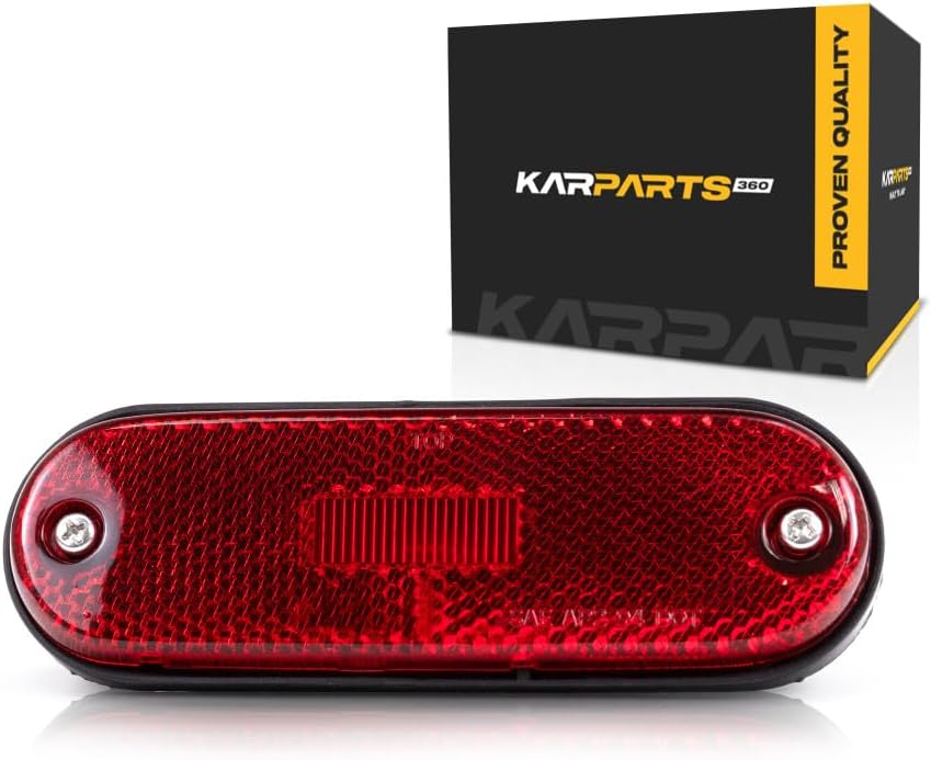 KarParts360 For Toyota RAV4 Side Marker Light Assembly 1996 1997 98 99 2000 Driver Side | Rear | Red | TO2860109 | 81760-42010